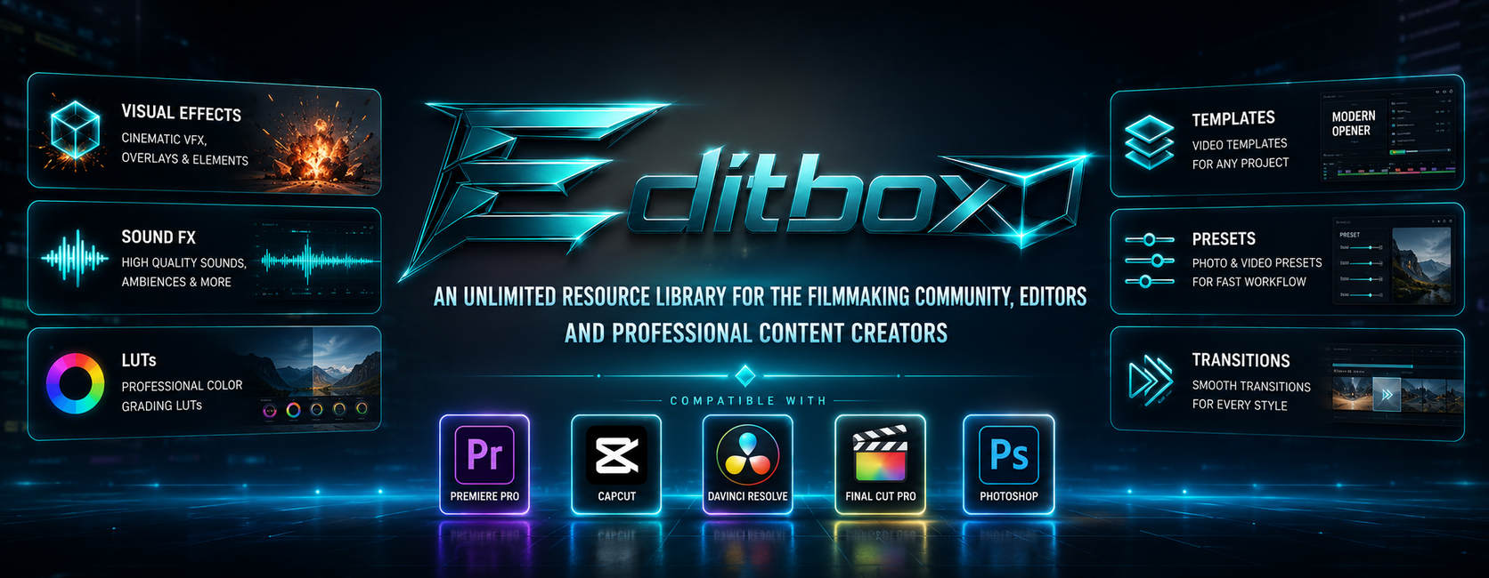 EditBox – Creative resource library for filmmakers, editors, and content creators