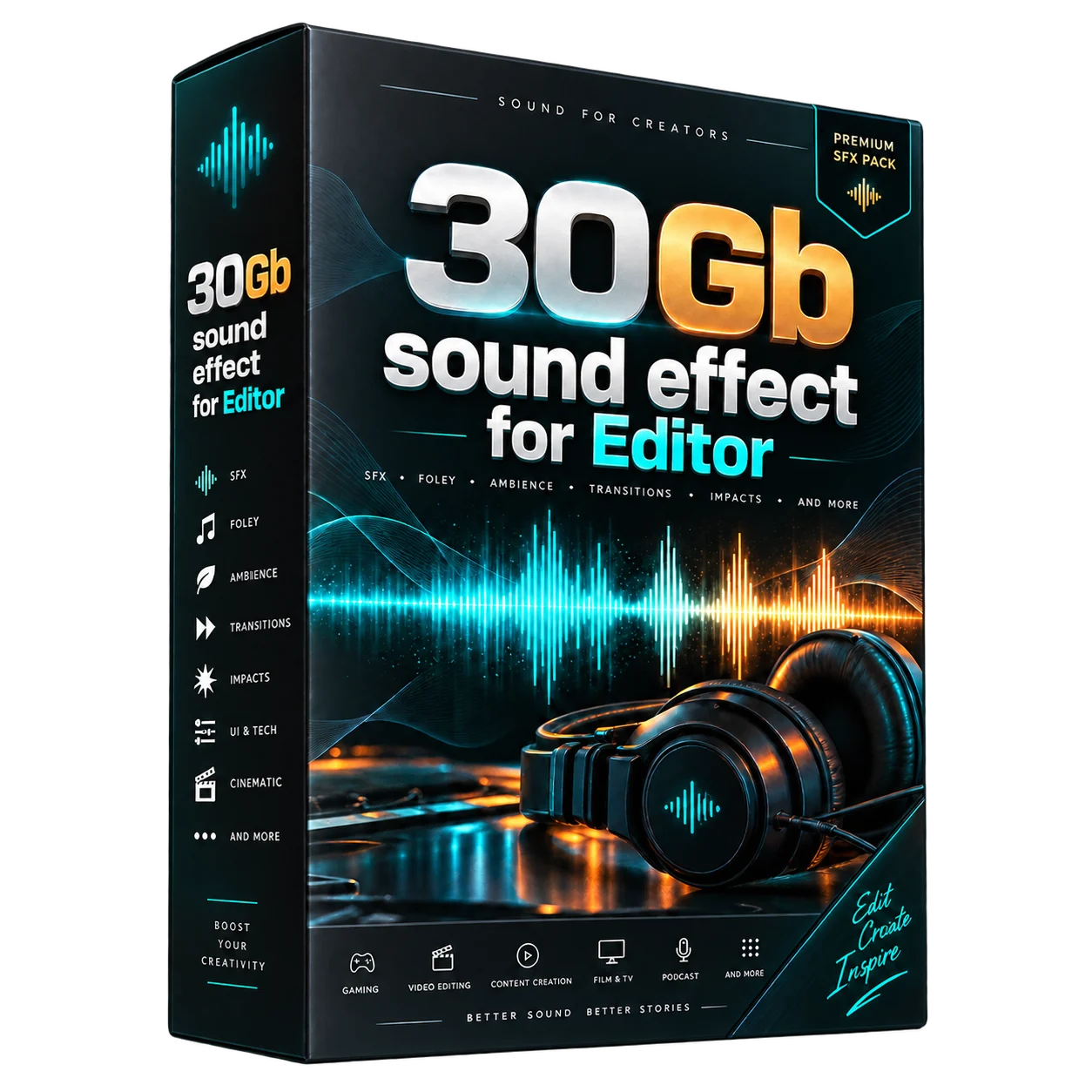 30Gb hiệu ứng âm thanh cho Editor