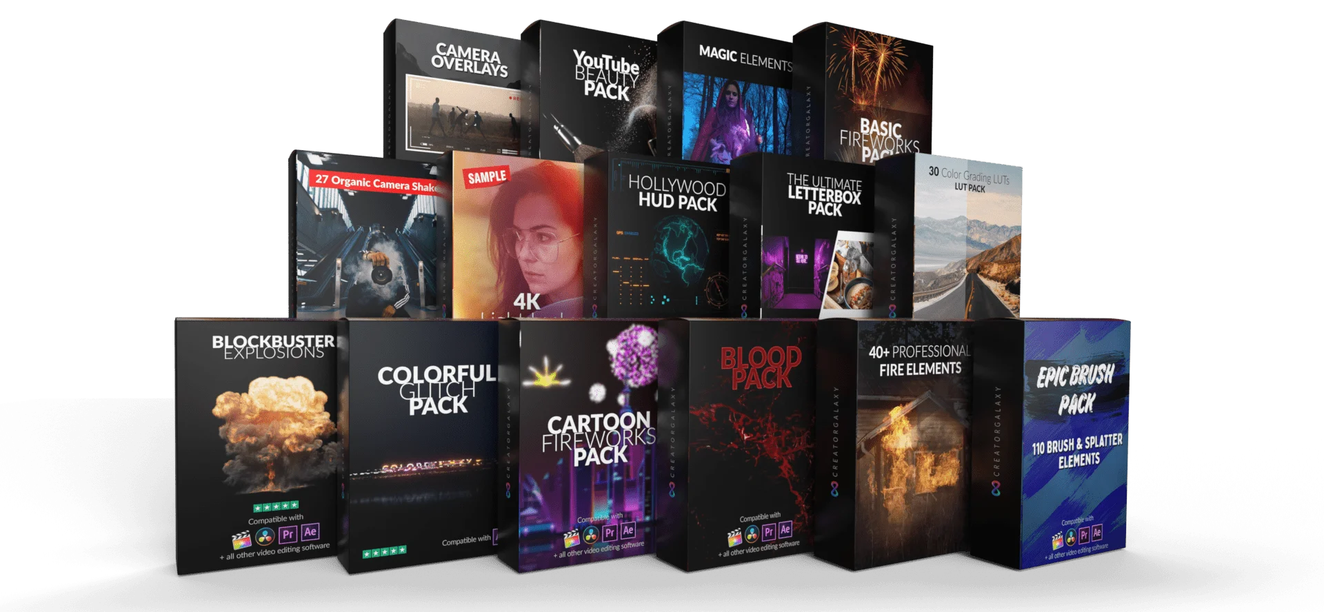 CreatorGalaxy – Collection for Premiere Pro & After Effects